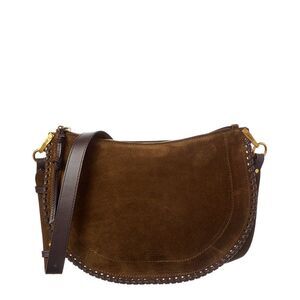 Isabel Marant Oskan Soft Suede Hobo Bag, Gold